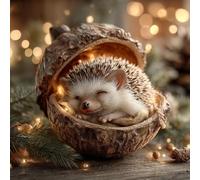 5PCS Forest Animals Acorn Ornaments, Cozy Forest Christmas Ornaments, Acorns Animals Hanging Christmas Ornaments, Acrylic Cute Animal Christmas Trees Hanging Decorations (5PCS #C)