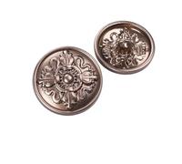 5Pcs Four Crown Symbols Hand-Sewn Metal Buttons, Decorative Sewing Fasteners for Wool Garments, Suits, Trench Coats & Creative DIY Handmade Crafts