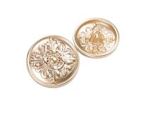5Pcs Four Crown Symbols Hand-Sewn Metal Buttons, Decorative Sewing Fasteners for Wool Garments, Suits, Trench Coats & Creative DIY Handmade Crafts
