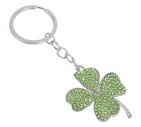 5pcs Four Leaf Clover Keychain Lucky Shamrock Key Ring Car Charm