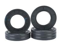 5pcs Framework Oil Seal ID 21/21.9/22mm OD 26-56mm Nitrile Butadiene Rubber Gasket Rings Cover Double Lip with Spring