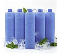 5PCS Freezer Blocks, Reusable Ice Packs For Cool Box, Ice Blocks For Cool Bags, Air Conditioner Fan Refrigerator Ices Crystal Box, For Lunch Boxs, Travel, Picnic, Camping Food Drink