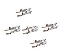 5PCS French Manicure Aluminum Nails Tips For Gel Extensions Reusable Precise Curves Colors Nails Art Accessories Metal Nail Forms For Gel Extensions