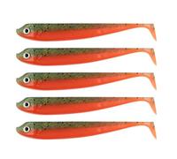 5pcs Freshwater Fishing Lures 9.5cm Soft PVC T Tail Baits Enhance Walleye Charm in Different Water Depths Sinking Soft Baits