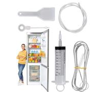 5pcs Fridge Drain Hole Cleaning Kit, Fridge Dredger Tool, Fridge Brush Drain Hole Remover for Cleaning Refrigerator