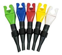 5Pcs Funnel ideal for Car, Retractable Flexible Plastic Fuel Funnel ideal for Oil Change, Filling Water, Gasoline, Coolant in Cars