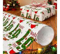 5Pcs Funny 67 Edition Wrapping Paper - Meme Gift Wrap For Christmas, 6 7 Wrapping Paper, Unique Brain Rot Gen A Meme Wrap Paper Roll, Vintage Six Seven Decorations (White*5)