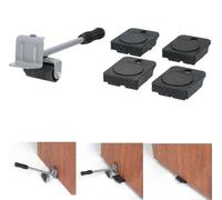 5Pcs Furniture Lifter Movers Roller Wheels Lifting Moving Slider Tool 150Kg