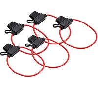 5Pcs Fuse Holder Waterproof Dustproof High Temperature Resistant Premium Splash Proof Fuses 12V 30A Protected circuits