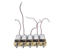 5Pcs G12-N20 DC Motors Reduction Motor D Shaft 3V-9V Rated Voltage 6V Rated Speed 66RPM