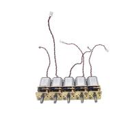 5Pcs G12-N20 Metal Gear electronic starter with Gearwheel DC Motors Reduction electronic starter D shaft 3V-9V rated voltage 6V rated speed 66RPM BIANMTSW