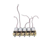 5Pcs G12-N20 Metal Gear motors with Gearwheel DC Motors Reduction motors D shaft 3V-9V rated voltage 6V rated speed 66RPM BIANMTSW