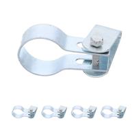 5pcs Galvanized Fence Pipe Connector 35mm Single Side Clamp for Mesh