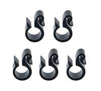 5Pcs Garden Hose Clamps with Hooks, Adjustable Mounting Clips for Multi-Size Tubing in Farm & Backyard Irrigation Garden Hose Buckles Hook