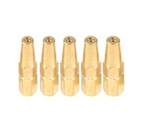 5pcs Gas Brazing Torch Nozzle H01-2 Oxygen Welding Torch Tip Propane Acetylene Welding Accessory Pure Copper Cutting 1 2 3 4 5#(Size:Propane Version)