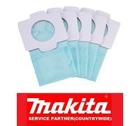5Pcs Genuine Makita 194566-1 Paper Filter Bags For CL002G DCL282F Vacuum Clean