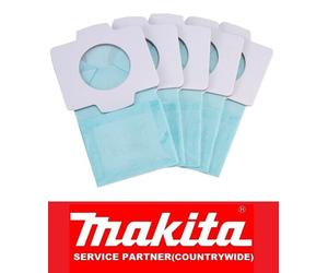 5Pcs Genuine Makita 194566-1 Paper Filter Bags For CL002G DCL282F Vacuum Clean