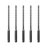 5PCS Glass Ceramic Tile Concrete Drill Bits Set 6/8/10/12mm Carbide Tipped SDS Plus 160mm Masonry Drill Bit(6mm(5PCS))