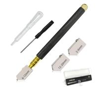 5Pcs Glass Cutter Kit, 2mm-20mm Glass Bottle Cutter Pen for DIY Crafts, Cutting Tiles, Mosaic, Bottles, Mirrors