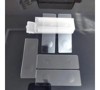 5pcs Glass Reusable Single Double Concave Microscope Blank Slides For Bio-microscope Science Biological Microscope Slides