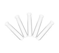 5pcs Glass Test Tube Vase for Flower Stems round Bottom | Rimmed Design, 4.4x1.4 in Size, Decorative Tabletop Use for Windowsill Displays