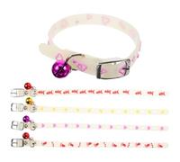 5pcs Glow in Dark PET Collar Silicone for Cats and Dogs | Lightweight, Easy to Store, Comfortable, Decorative Style, Suitable for Indoor and Outdoor Use, Fashionable Look Color