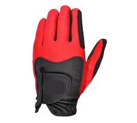 5PCS Golf Gloves Men Models Ventilation Breathable Non-slip Wear-resistant Washable(Red,XL)