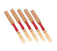 5pcs Good Quality Oboe Reeds Medium Strength Instrument Accessory Jones Reed Case 9×7×1