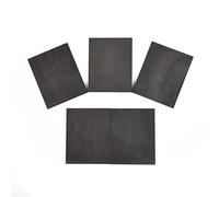 5Pcs Graphite Plates 150x100mm - Durable Carbon Graphite Sheets for EDM, Electrolysis, and Chemical Applications(Thick8mm)