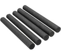 5PCS Graphite Rod Length 100mm Diameter 3mm-10mm Electrode Cylinder 99.9% Carbon Black For Metallurgy Chemical Industry(8 * 100mm)
