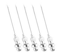 5Pcs Grease Injector Needle with Protective Cover,18G 1-1/2" Stainless Steel Grease Gun Needle Tip Grease Gun,Universal Grease Needle for Grease Gun
