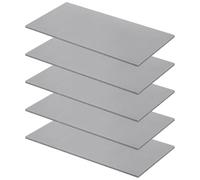5Pcs Grey Silicone Hot Press Pads Foam Pressing Pads, Heat Accessories Silicone Heat Mat Supplies for DIY, Hat Press Accessories for Home Use Small Business