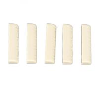 5Pcs Guitar Nut 30mm Plastic Pre Slotted 8 String Nut Instrument Accessory for Replacement Wide Compatibility for Electric Guitars and Mandolins Durable Plastic Material