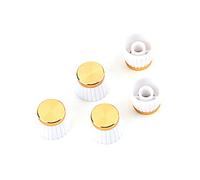 5Pcs Guitar Potentiometer Control Knobs Electric Guitar Volume Tone Knobs For Electric Guitar Bass Sound Tuning Control Guitar Top Hat Knobs Guitar Speed Control Knobs Guitar Volume Tone Knobs Guitar