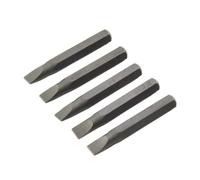 5Pcs H4 Hex Screwdriver Bits 28mm Length High Strength Steel Wear Resistant for Electric Drill Pneumatic Tool Electronics Assembly