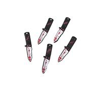 5PCS Halloween Hair Clip Scary Axes Daggers Cleaver Scissors Shapes Acrylic Resin Accessories for Costume Parties Halloween Costume Hair Accessories