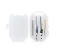 5Pcs Hand Reamer Tool Set Tapered Detachable T-Handle Bridge Pin Hole for Guitars Wood Plastic PVC Pipes Cutting