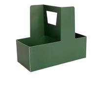 5pcs Handle Thickened Paper Box Wrapping Milk Tea Coffee Cake Bouquets Of Flowers Arranging Boxes for Wedding Birthday(Green)