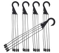 5pcs Hanging Flower Pot Hook Set Black Plastic for Balconies | Easy Installation, Good Load Bearing Capacity, Wall Mount Use, Suitable for Living Rooms and Balconies