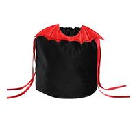5pcs Happy Halloween Bag Bat Design Drawstring Candy Sacks For Children Party Favor Supplies Goodie Bags For Kids