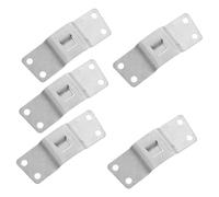 5pcs Hard Hat Light Clip Mount Brackets, Stainless Steel