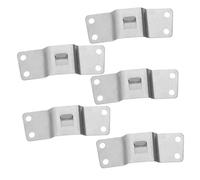 5pcs Hard Hat Light Holder Clip Stainless Steel for Safety Helmet