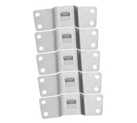 5pcs Hard Hat Light Holder Clips Stainless Steel for Helmet