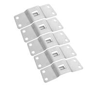 5pcs Headlamp Clamps for Hard Hat, Quick Release Stainless Steel