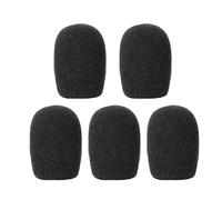 5Pcs Headset Microphone Covers Set Foam Small Microphone Covers Mic Windscreens Windshields For Desktop Mic Headset Mic
