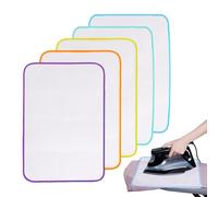 5Pcs Heat-Resistant Mesh Ironing Cloth,Protective Ironing Cloth Mesh Fabric Iron Pressing Cloth,Protective Ironing Scorch Saving Mesh Pressing Pad(40 x 60cm)