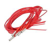 5Pcs Heater Cartridge DC 24V 40W Stainless Steel 6x20mm Accessory for 3D Printer CR10S Pro Ender 3 Anet E10 (1.5M)