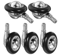 5pcs Heavy Duty Furniture Caster Wheels for Office Chairs and Home Use