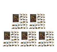 5pcs Heavy Equipment Advent Calendar 2025 2D Flat Construction Vehicle Ornaments 24 Days Christmas Countdown Calendar Christmas Advent Calendars for Girls Kids Adults Gift Party Favor