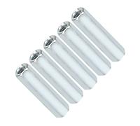 5pcs Hex Coupling Nuts, M6 X 40mm Long Hexagon Nut, 6mm Threaded Rod Carbon Steel Threaded Bar Connecting Nuts